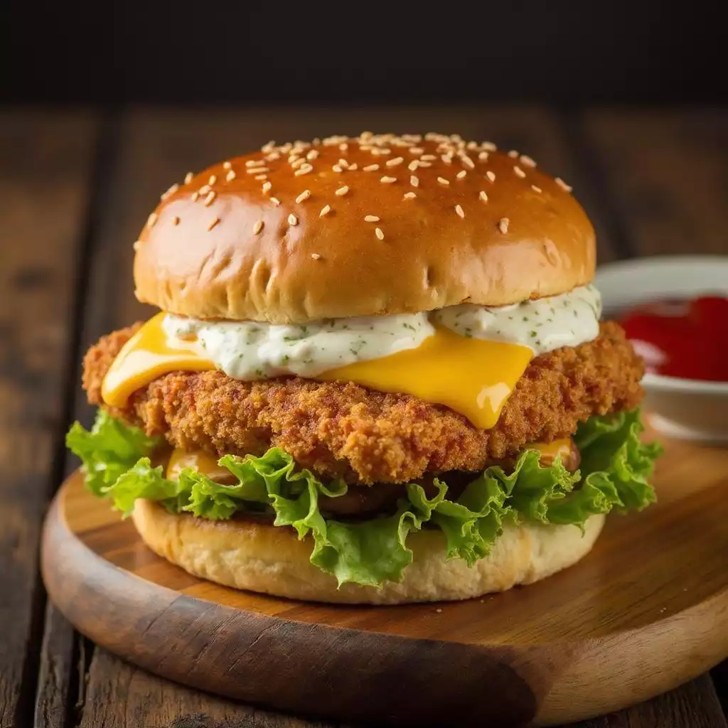 Chicken Cheese Burger