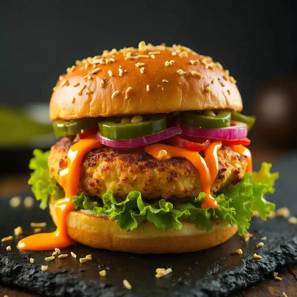 Chicken Veggie Burger