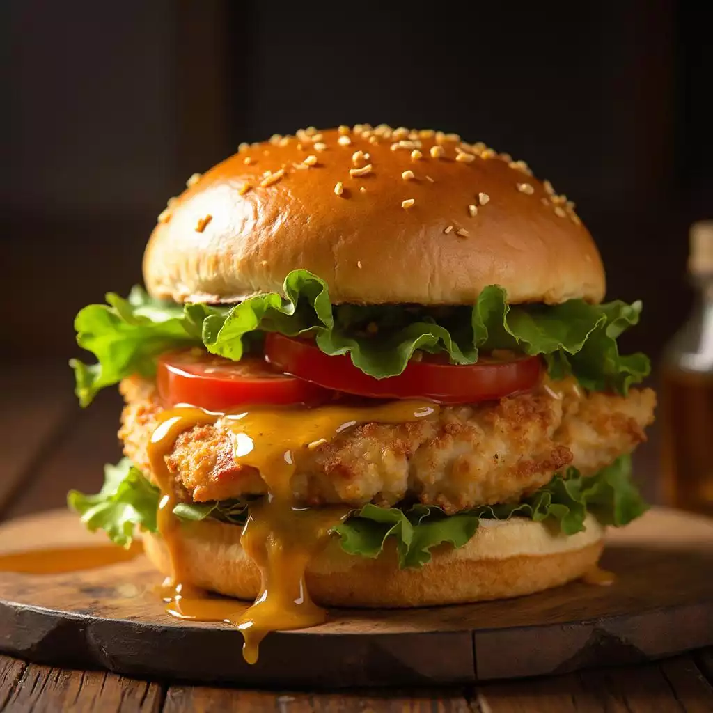 Honey Mustard Chicken Burger