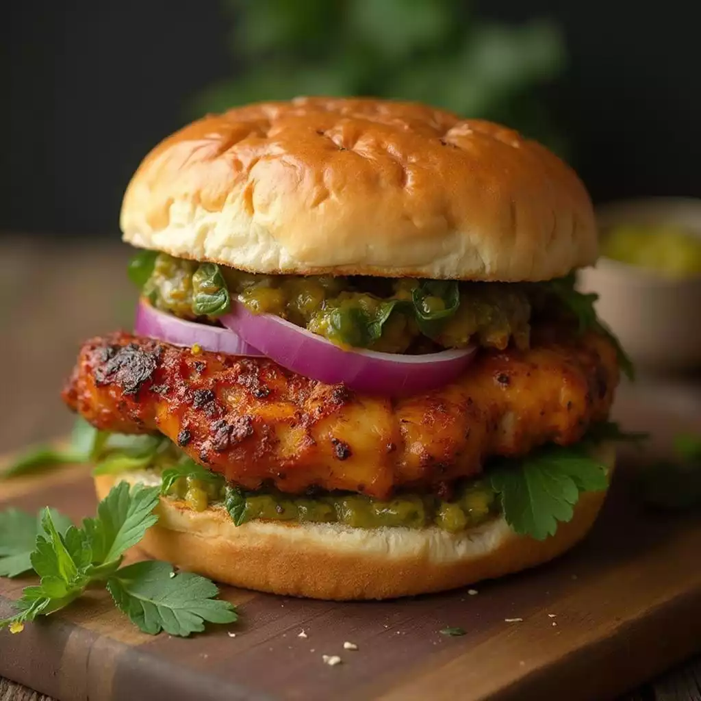 Tandoori Chicken Burger